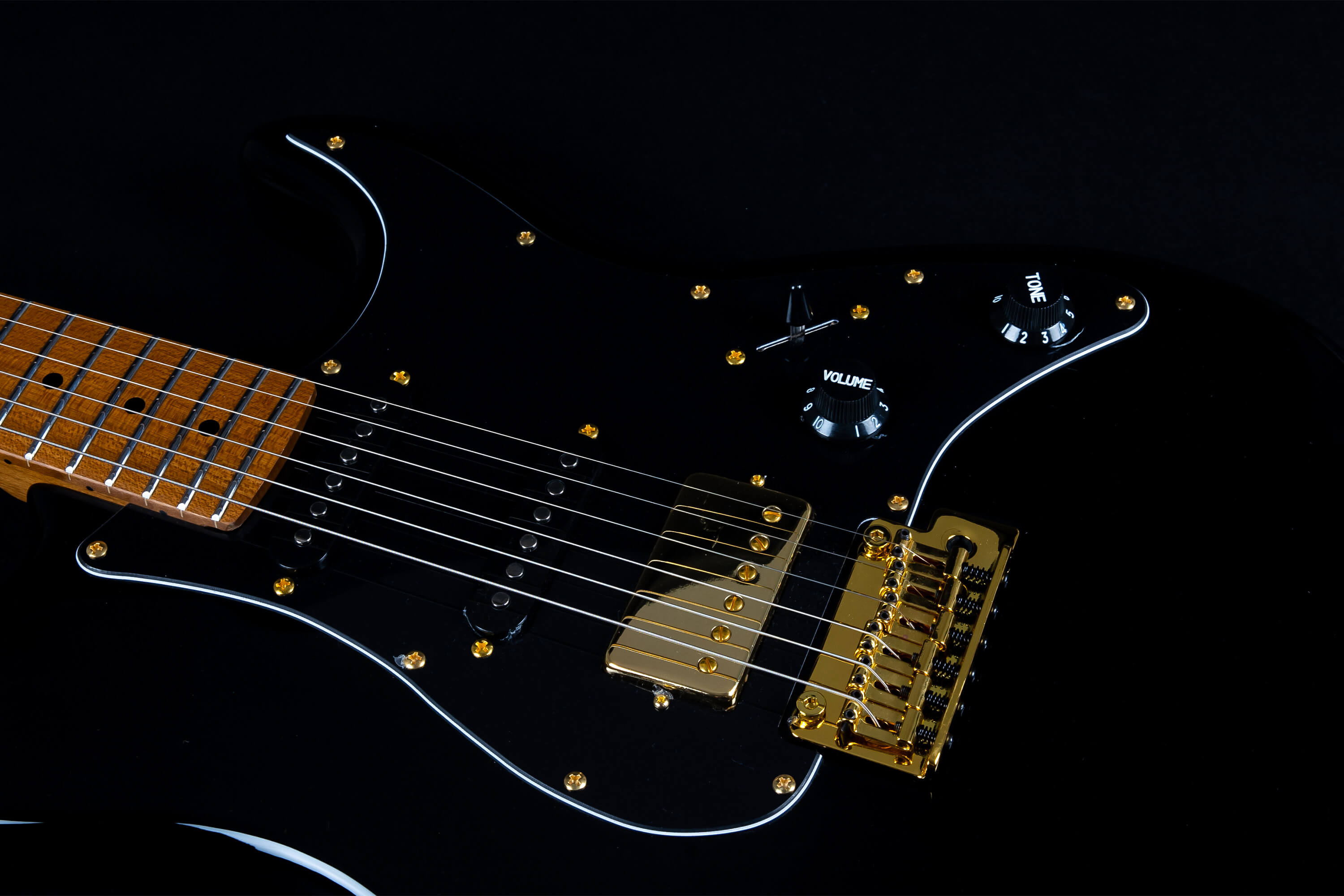 Jet Guitars Js400 Bk G Hss Ht Rw - Black - Str shape electric guitar - Variation 3