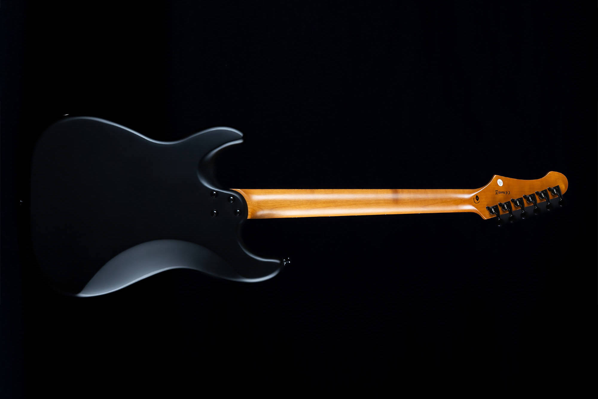 Jet Guitars Js400 Mbk 2h Ht Rw - Matt Black - Metal electric guitar - Variation 1