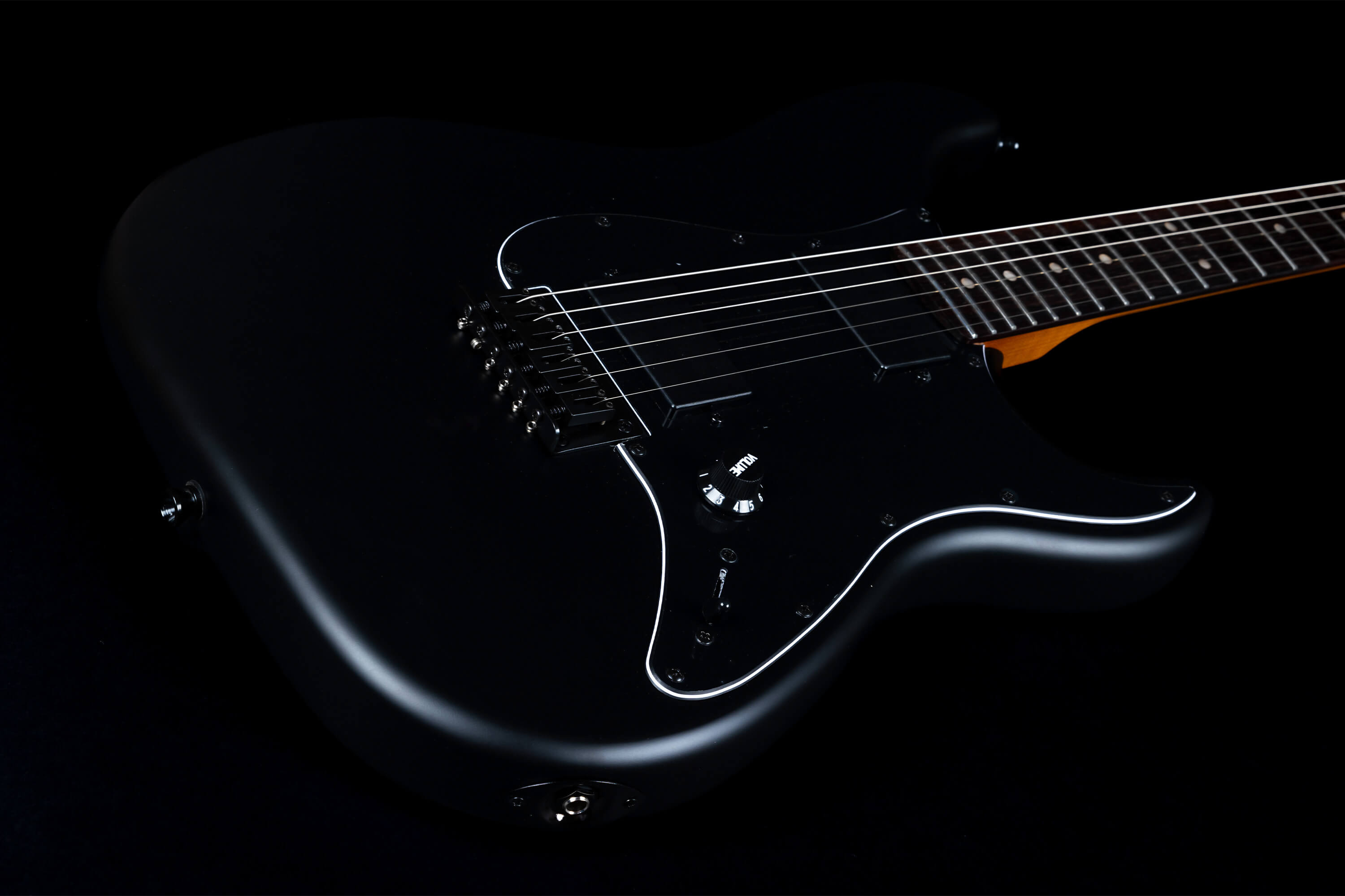 Jet Guitars Js400 Mbk 2h Ht Rw - Matt Black - Metal electric guitar - Variation 2