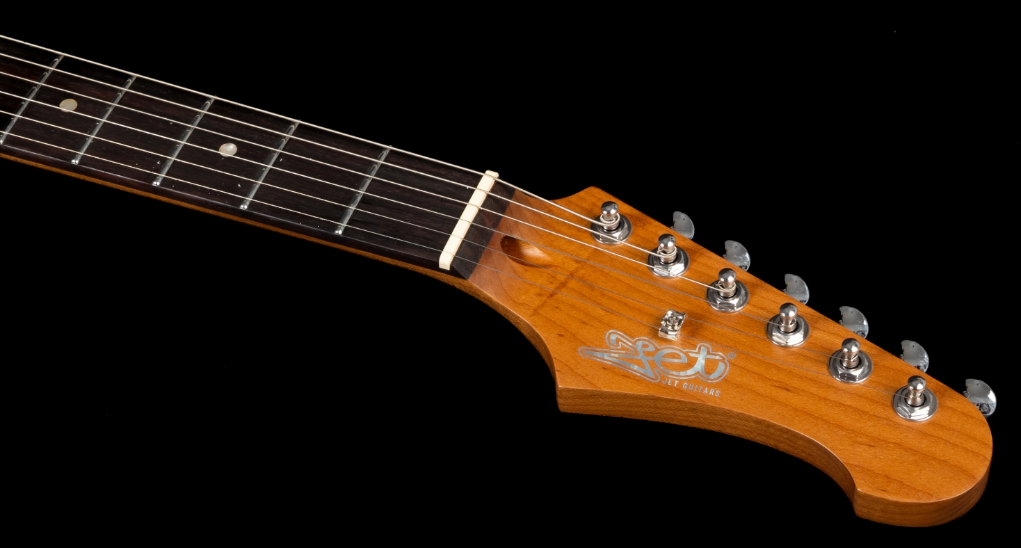 Jet Guitars Js400 Plm R Hss Trem Rw - Plum - Str shape electric guitar - Variation 4