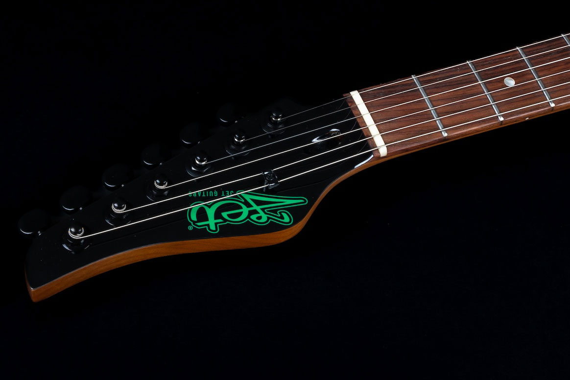 Jet Guitars Js450 Tgr Hss Trem Rw - Transparent Green - Str shape electric guitar - Variation 4