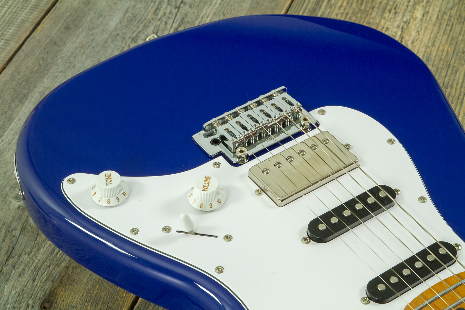 Jet Guitars Js480 Db Ltd Hss Trem Mn - Daytona Blue - Str shape electric guitar - Variation 3