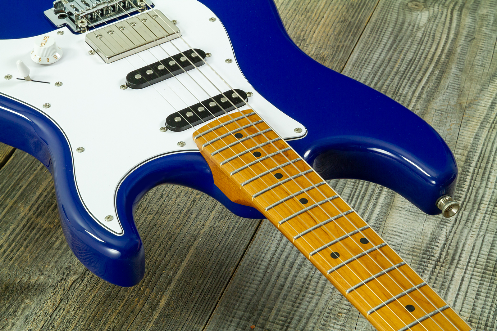 Jet Guitars Js480 Db Ltd Hss Trem Mn - Daytona Blue - Str shape electric guitar - Variation 4