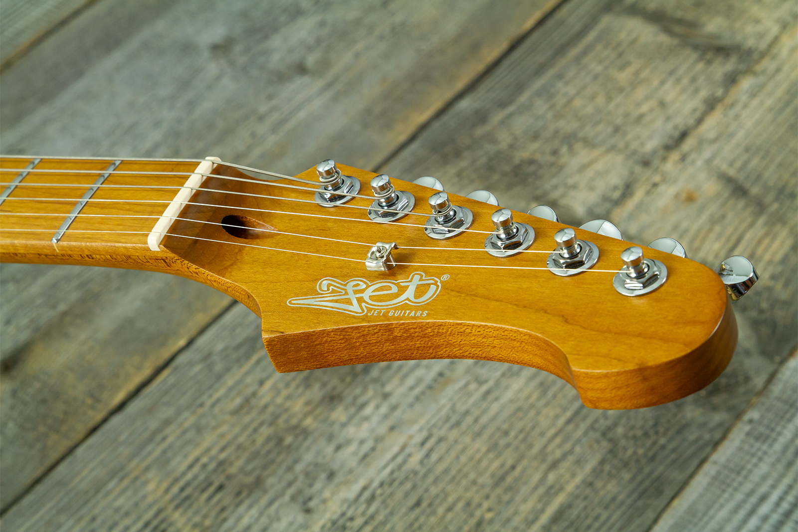 Jet Guitars Js480 Db Ltd Hss Trem Mn - Daytona Blue - Str shape electric guitar - Variation 6
