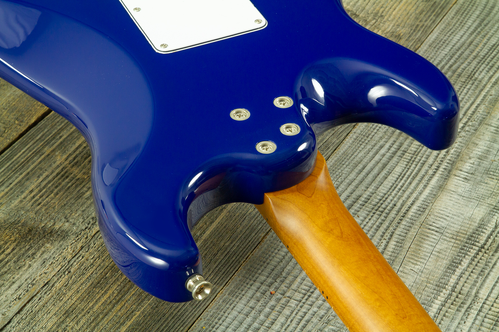 Jet Guitars Js480 Db Ltd Hss Trem Mn - Daytona Blue - Str shape electric guitar - Variation 8