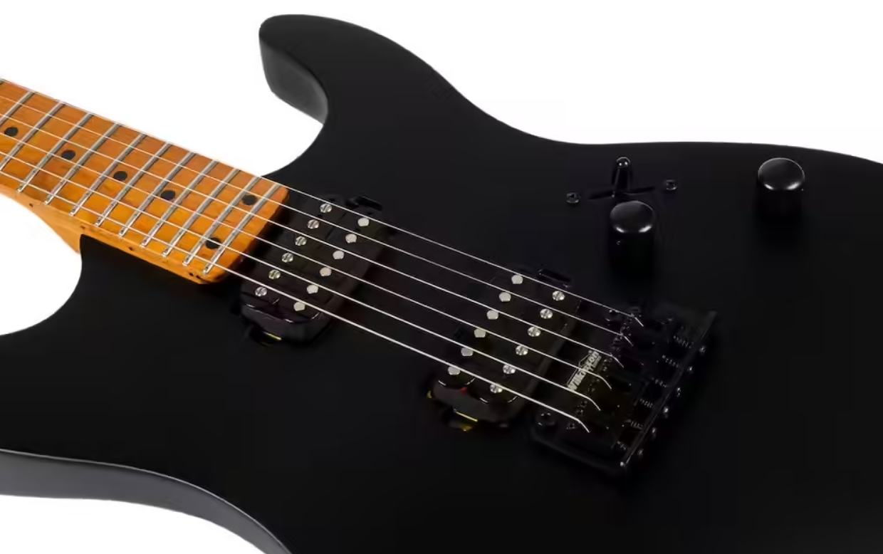 Jet Guitars Js500 Mbk 2h Trem Mn - Matt Black - Str shape electric guitar - Variation 3