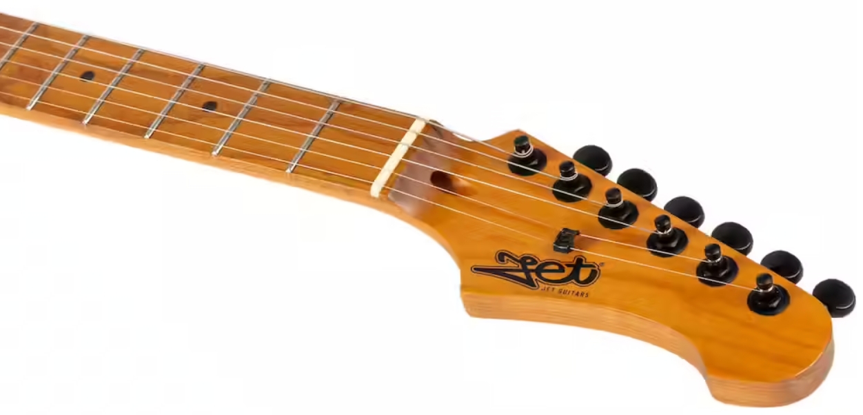 Jet Guitars Js500 Mbk 2h Trem Mn - Matt Black - Str shape electric guitar - Variation 4