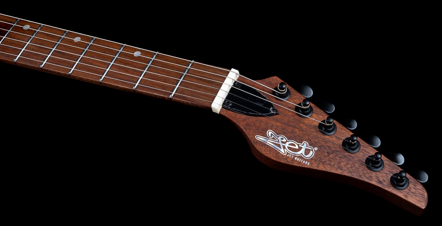 Jet Guitars Js501 Stygian 2h Ht Rw - Satin Black - Str shape electric guitar - Variation 5