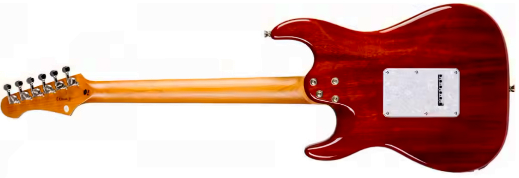 Jet Guitars Js600 Tgr Trem Hss Mn - Transparent Green - Str shape electric guitar - Variation 1