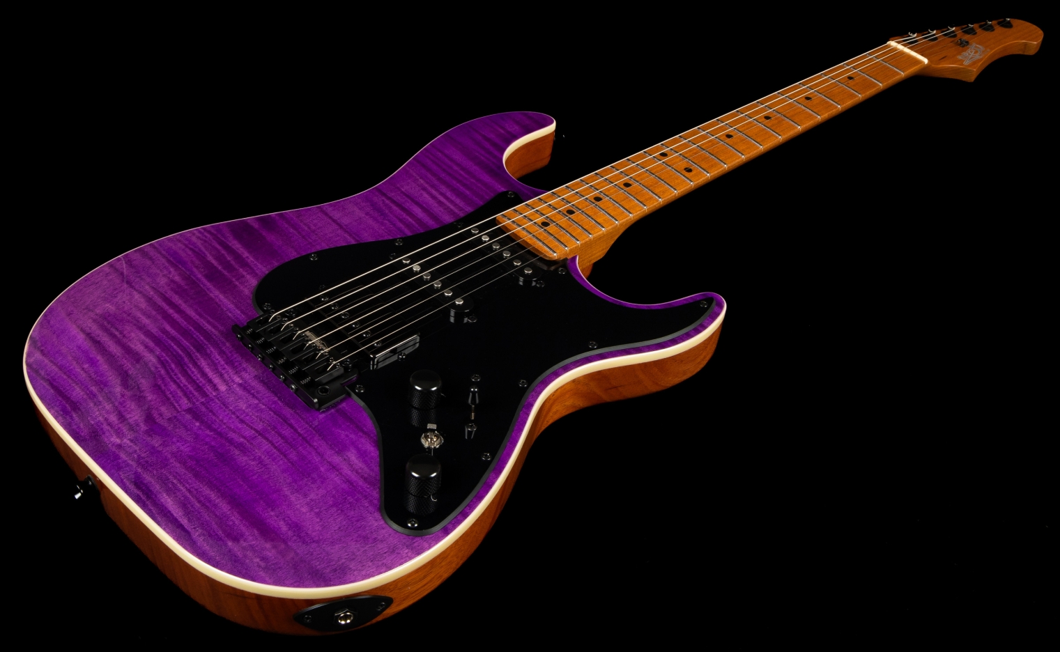 Jet Guitars Js600 Tpp Trem Hss Mn - Transparent Purple - Str shape electric guitar - Variation 2