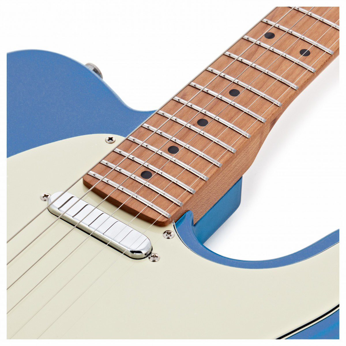 Jet Guitars Jt300 Lpb 2s Ht Mn - Lake Placid Blue - Tel shape electric guitar - Variation 3