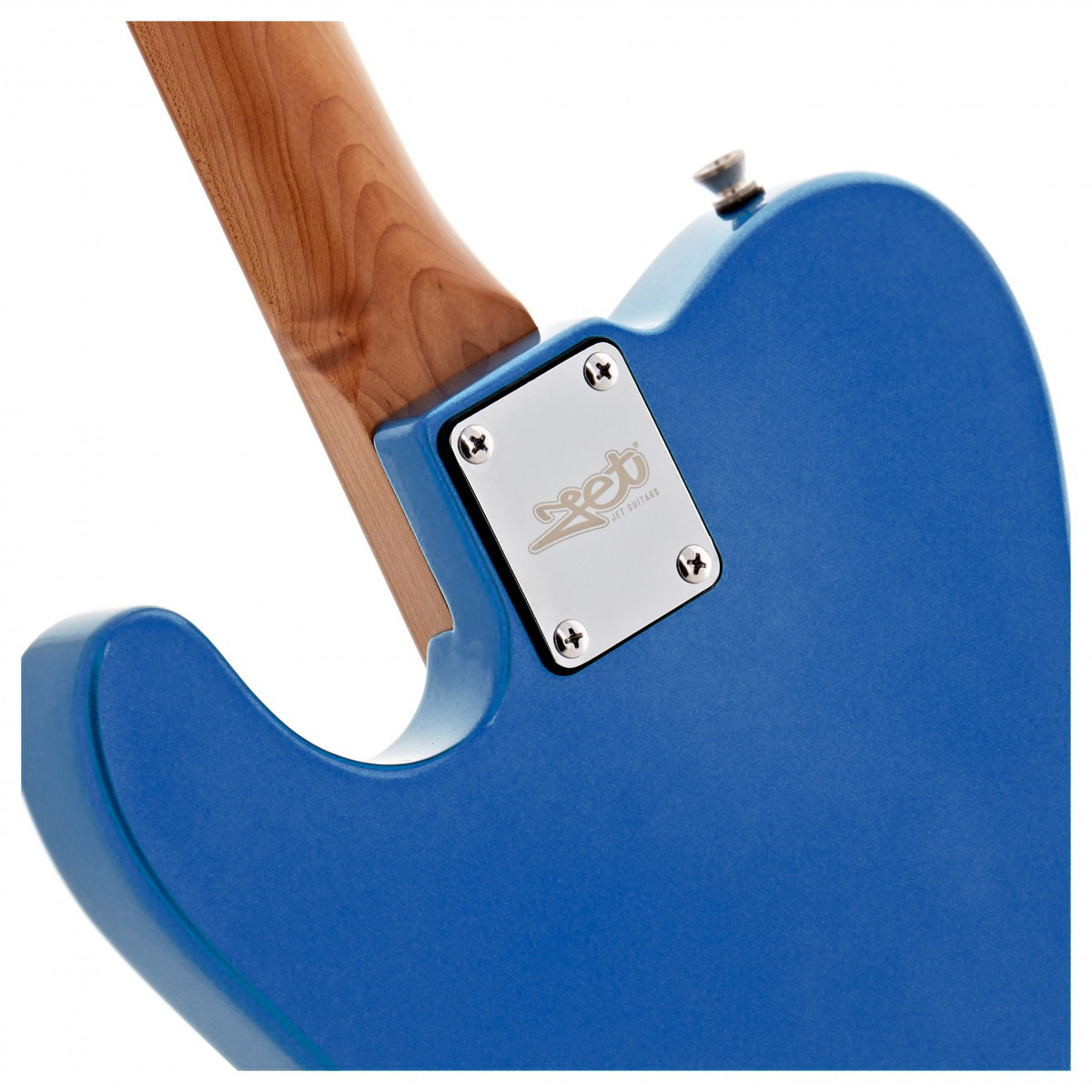 Jet Guitars Jt300 Lpb 2s Ht Mn - Lake Placid Blue - Tel shape electric guitar - Variation 4