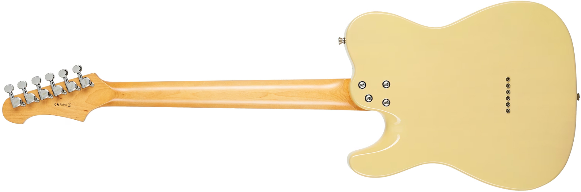 Jet Guitars Jt350 Bsc 2s Ht Mn - Butterscotch - Tel shape electric guitar - Variation 1