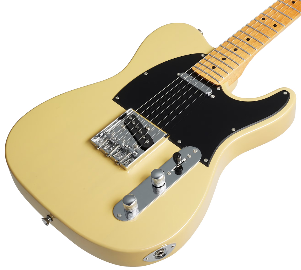 Jet Guitars Jt350 Bsc 2s Ht Mn - Butterscotch - Tel shape electric guitar - Variation 2
