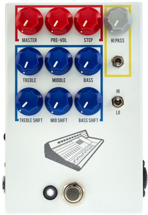 Jhs Colour Box V2 Preamp Eq Distortion Di - Electric guitar preamp - Main picture