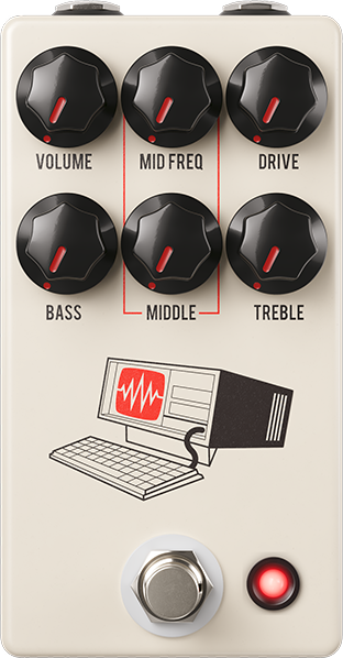 Jhs Hard Drive Tan - Overdrive, distortion & fuzz effect pedal - Main picture