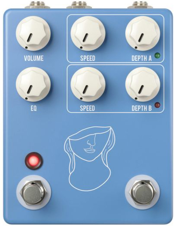 Jhs Madison Cunningham Artificial Blonde Vibrato Signature - Modulation, chorus, flanger, phaser & tremolo effect pedal - Main picture