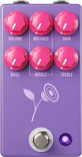 Jhs Violet Purple Signature Lari Basilio - Overdrive, distortion & fuzz effect pedal - Main picture