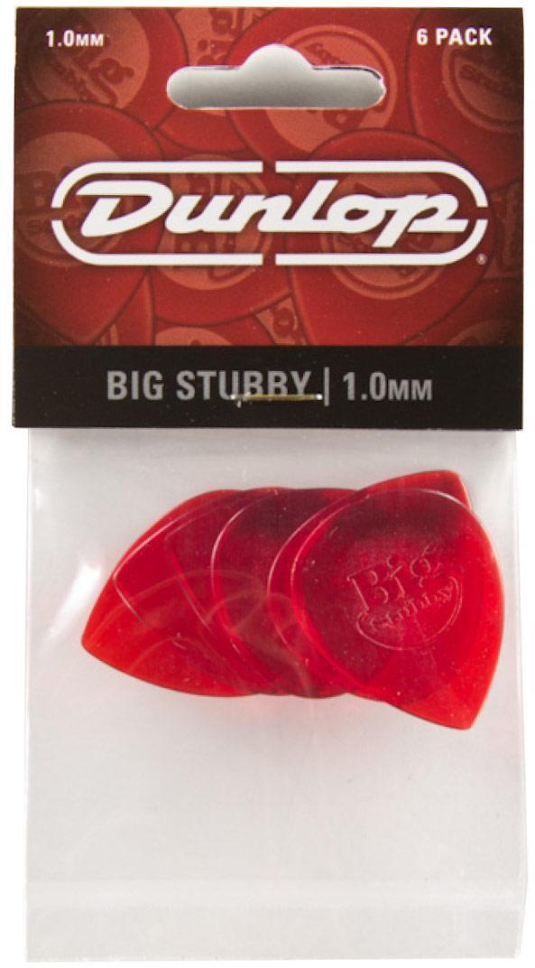 Guitar pick Jim dunlop 475P1 Big Stubby 1mm Player's Pack Set (x6)