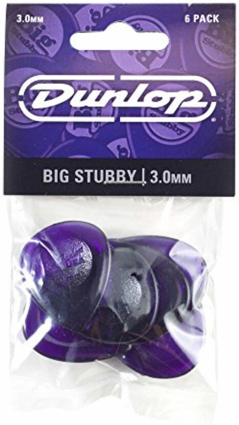Jim Dunlop 475p3 Big Stubby Players Pack 3mm 6-set - Guitar pick - Main picture