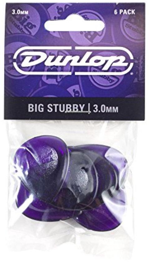 Guitar pick Jim dunlop 475P3 Big Stubby 3mm Player's Pack Set (x6)