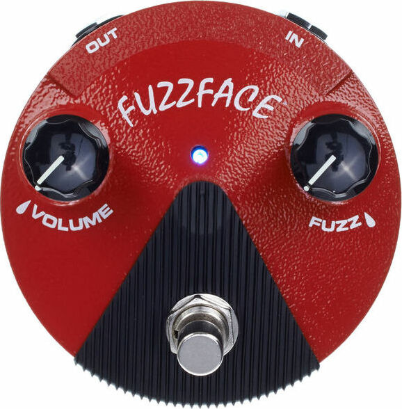 Jim Dunlop Ffm2 Mini Fuzz Face Red  Germanium - Overdrive, distortion & fuzz effect pedal - Main picture