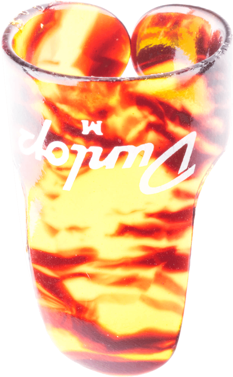 Jim Dunlop Fingerpick Plastic 9010 Medium Shell - Pack De 12 - Guitar pick - Main picture