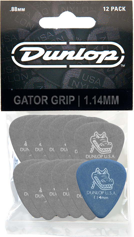 Jim Dunlop Gator Grip 417 12-set - 1.14mm - Guitar pick - Main picture