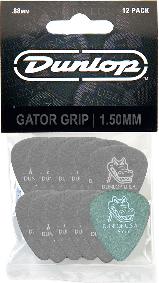 Jim Dunlop Gator Grip 417 12-set - 1.50mm - Guitar pick - Main picture