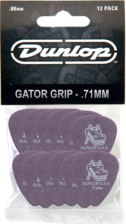 Jim Dunlop Gator Grip 417 12-set - .71mm - Guitar pick - Main picture