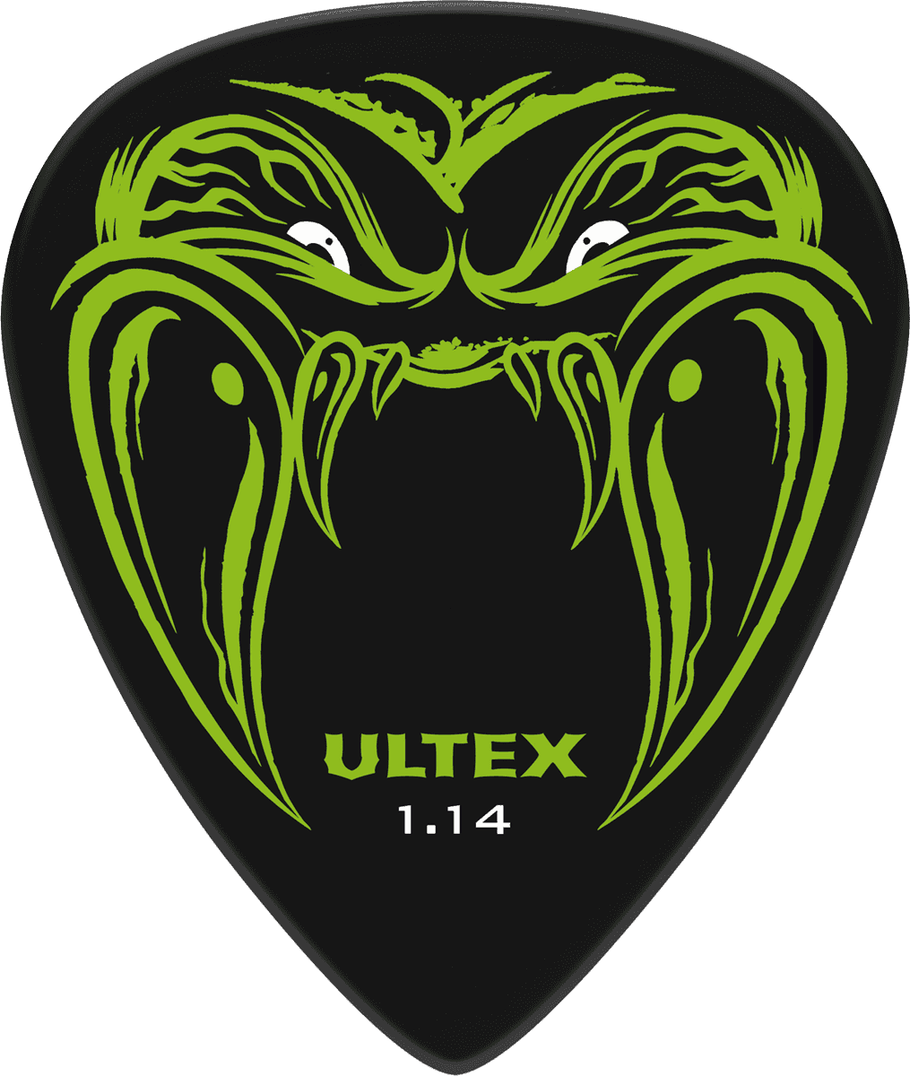 Jim Dunlop James Hetfield Blackfang Ultex 1.14mm (lot De 6) - Guitar pick - Main picture