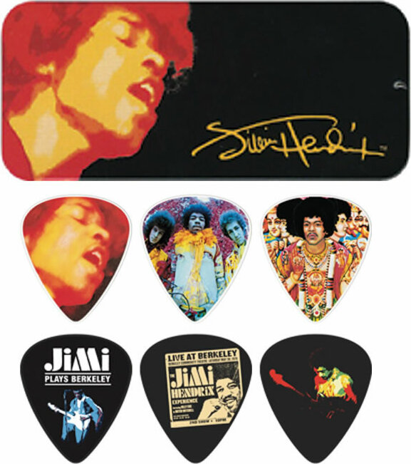 Jim Dunlop Jh-pt03h Lot De 12 Jimi Hendrix Electric Ladyland - Guitar pick - Main picture
