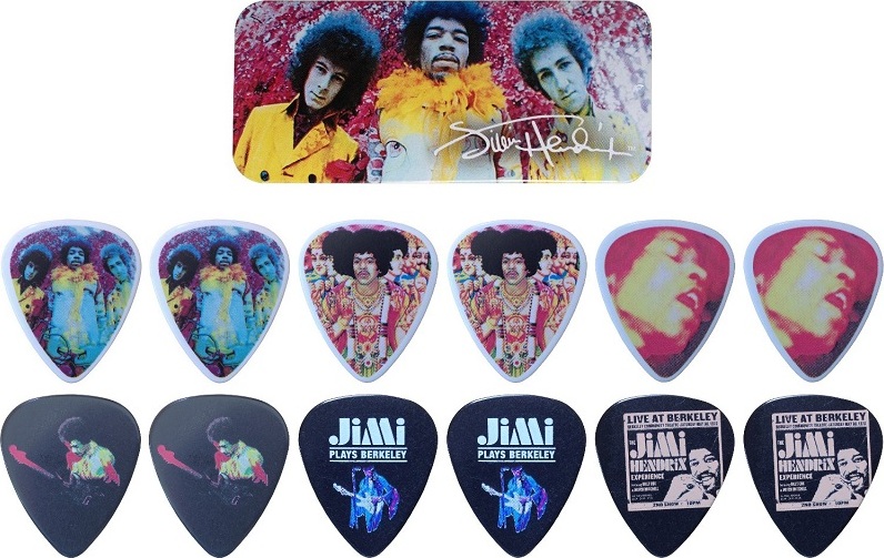 Jim Dunlop Jimi Hendrix Jh-pt01m Experienced (lot De 12) - Guitar pick - Main picture