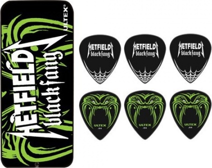 Jim Dunlop Lot De 6 James Hetfield Blackfang Ultex Collector Box 0.94mm - Guitar pick - Main picture