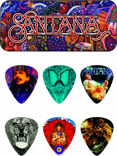 Jim Dunlop Lot De 6 Santana Medium - Sanpt01m - Guitar pick - Main picture