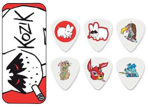 Guitar pick Jim dunlop Frank Kozik Collector Metal Box 6-Pick Series 1