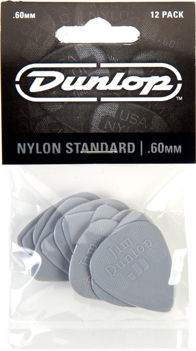 Jim Dunlop Nylon Standard 44 12-set - 0.60mm - Guitar pick - Main picture