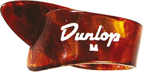 Jim Dunlop Thumbpick Plastic 9022 Pouce Medium Tortoise - Guitar pick - Main picture
