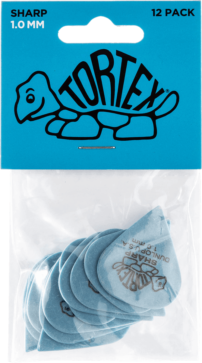 Jim Dunlop Tortex Sharp - 1,00mm Pack De 12 - Guitar pick - Main picture