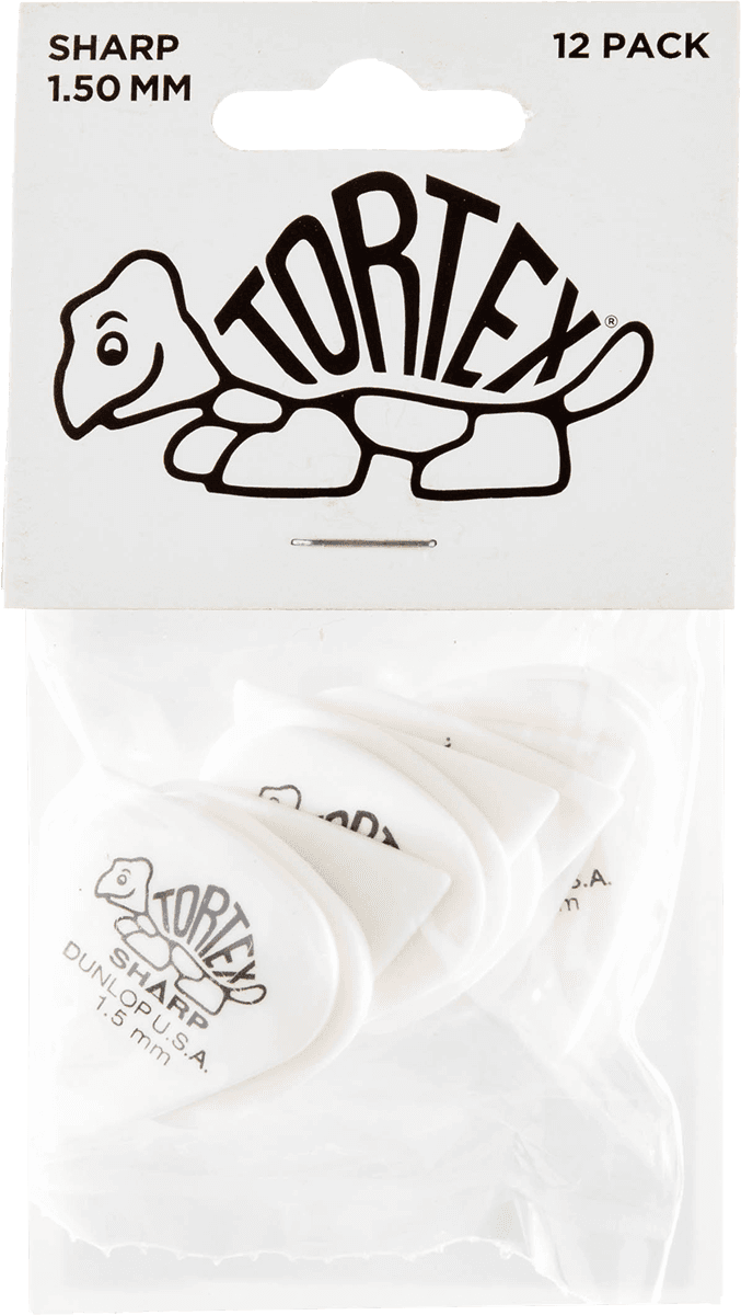 Jim Dunlop Tortex Sharp - Pack De 12 - Guitar pick - Main picture