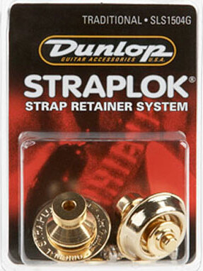 Jim Dunlop Traditional Set Gold 2 Pieces - Strap button - Main picture