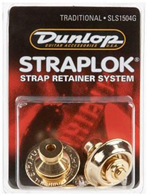 Strap button Jim dunlop StrapLok Traditional Set SLS1504 - Gold