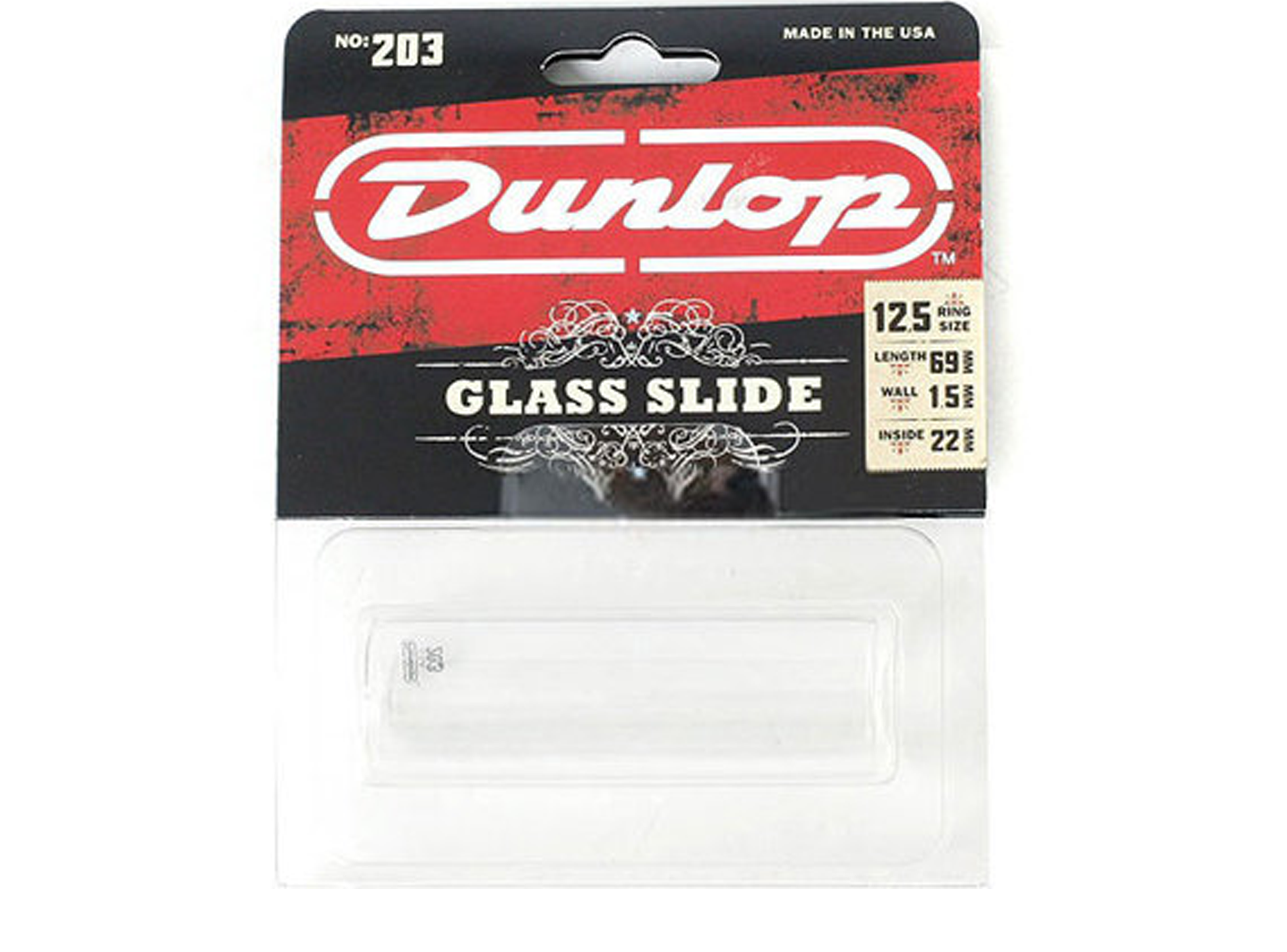 Jim Dunlop Verre Large 203 Tempered Glass Slide - Slide - Main picture