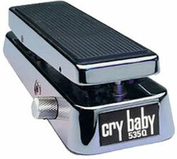 Wah & filter effect pedal Jim dunlop Cry Baby 535Q-C Chrome