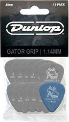 Guitar pick Jim dunlop Gator Grip 417 1.14mm Set (x12)