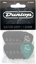 Guitar pick Jim dunlop Gator Grip 417 1.50mm Set (x12)