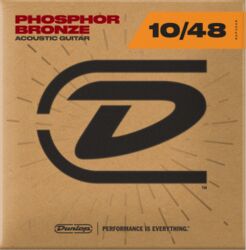 Acoustic guitar strings Jim dunlop Phosphore Bronze Extra Light 10-48 DAP1006 - Set of strings