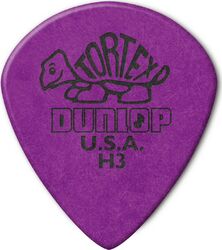 Guitar pick Jim dunlop Tortext Jazz III 472RH3 - heavy 3