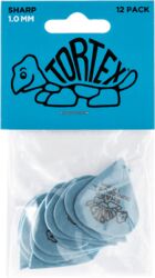 Guitar pick Jim dunlop 412P100 Tortex Sharp Pack de 12 - 1.00mm