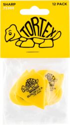 Guitar pick Jim dunlop 412P73 Tortex Sharp Pack de 12 - 0,73mm
